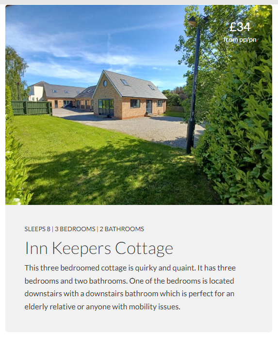 Take me to the Inn Keepers Cottage